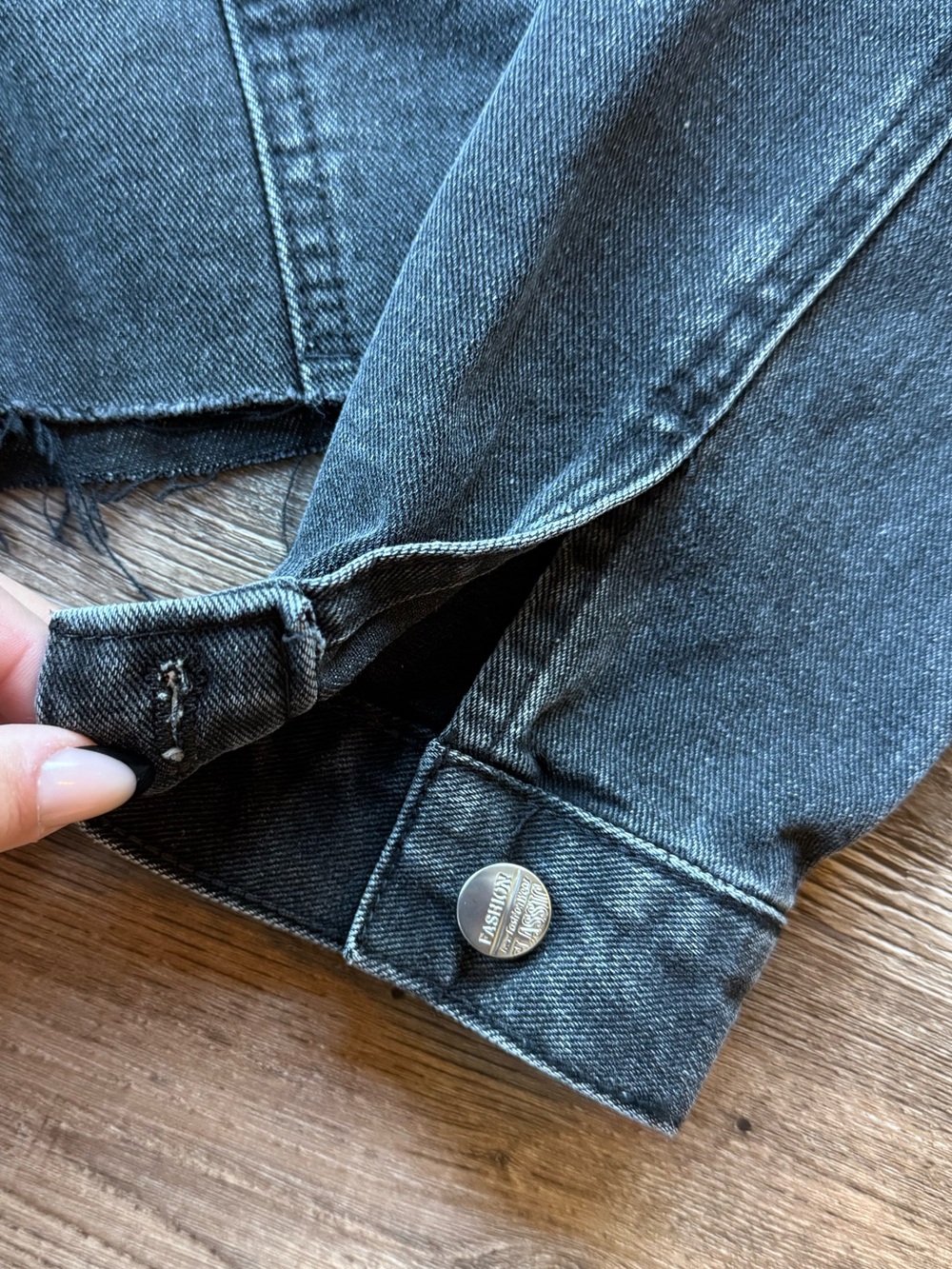 Cropped Jean jacket - Picture 3 of 5